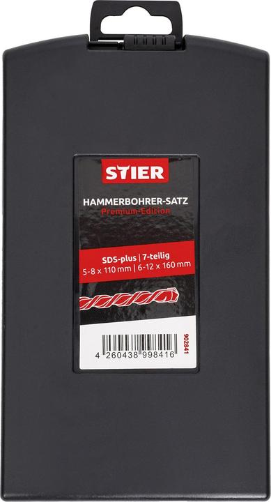Immagine prodotto Stier Set di punte foranti Premium SDS-plus, 7 pezzi (5)
