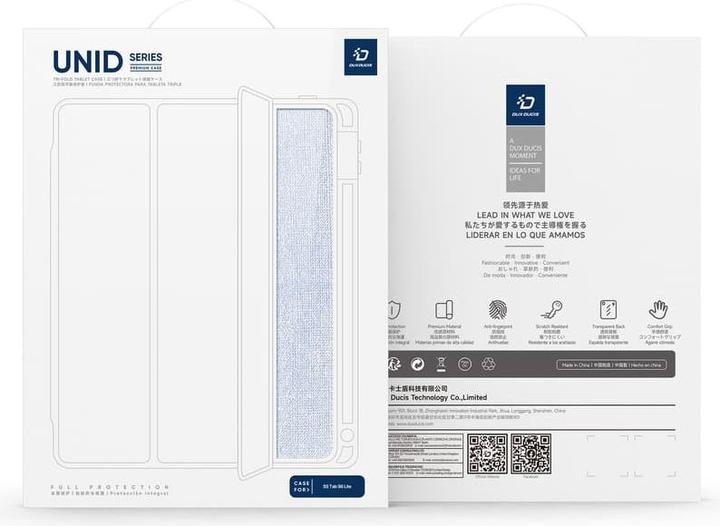 Actual product image Dux Ducis Unid Series Leather Bookcover Cover (Galaxy Tab S6 Lite (2022))