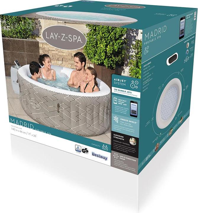 Image du produit Bestway Lay-Z-Spa Madrid (4 pers.)