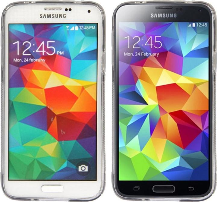 Produktbild König Design Handyhülle S Line TPU Case für Samsung Galaxy S5 / S5 Neo (Samsung Galaxy S5, Samsung Galaxy S5 Neo)