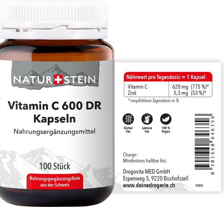 Produktbild Naturstein C 600 DR (100 Stück, Kapseln, 182 g)