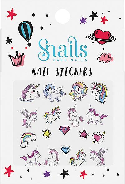 Snails Nagelsticker Einhorn