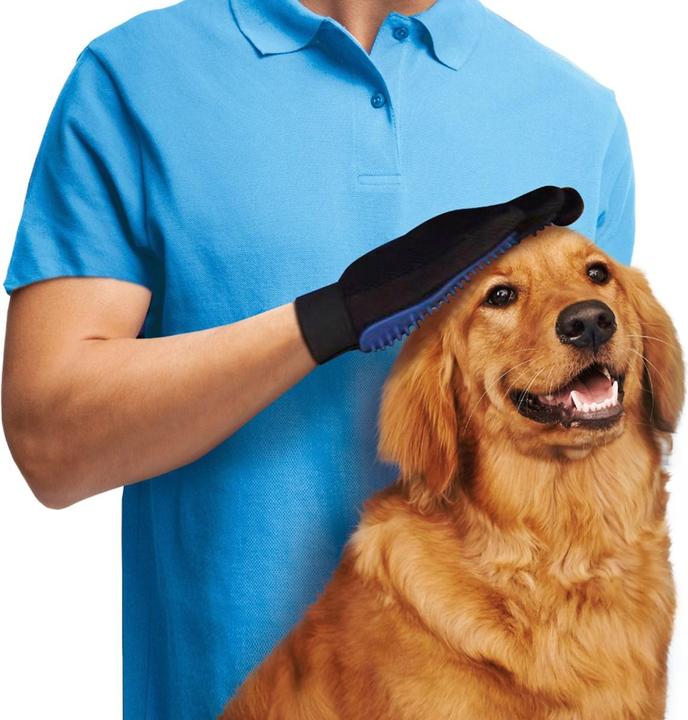 Produktbild PhoneLook Fellhandschuh für Haustiere Hund und Katze enthaaren mit Spazialhandschuh Universalgrösse (Hund, Katze)