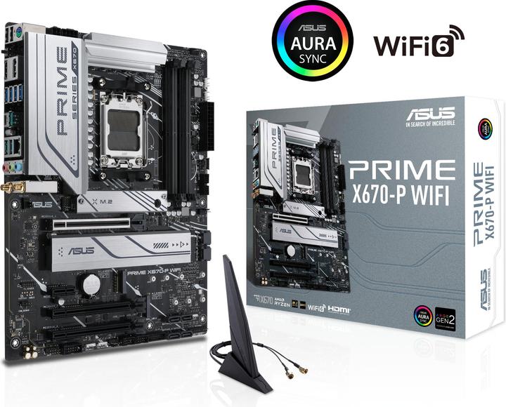 ASUS PRIME X670-P WIFI (AM5, AMD X670, ATX)