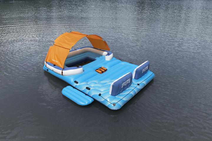 Actual product image Bestway Hydro Force Tropical Breeze 6-Person Inflatable Party Island 3.73 m