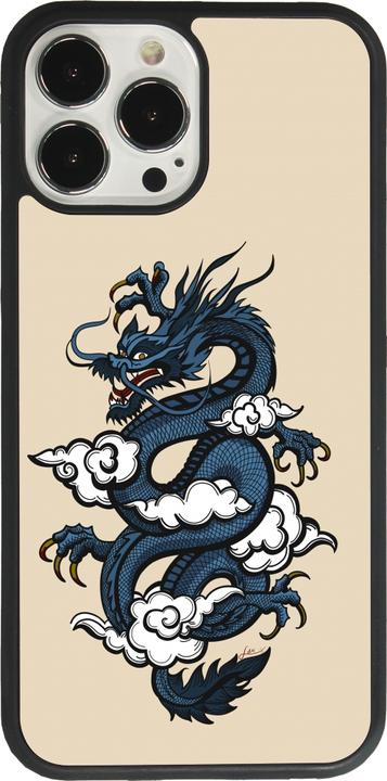 Immagine prodotto PhoneLook Cover Silicone Nero Blu Drago Tattoo (Apple iPhone 13 Pro Max)