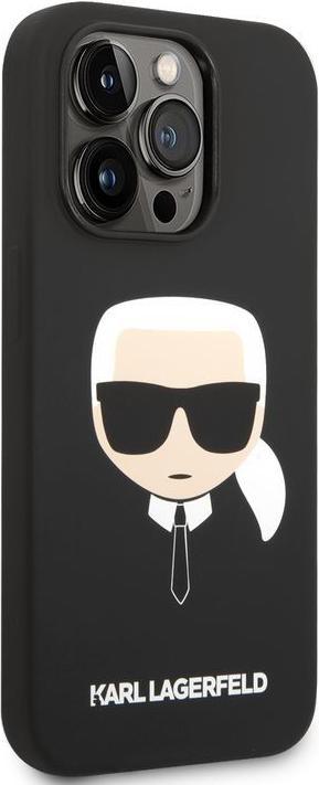 Image du produit Karl Lagerfeld iPhone 14 Pro MagSafe Compatible Case Liquid Silicone Karl Head (Apple iPhone 14 Pro)