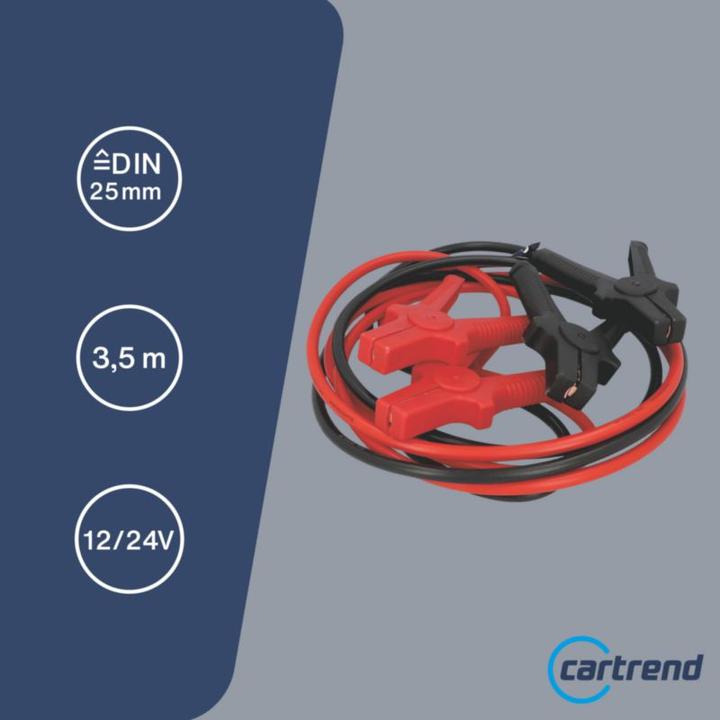 Produktbild Cartrend Starthilfekabel Alu-Cu DIN25