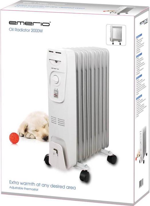 Produktbild Emerio Ölradiator 9 Rippen einstlb. Thermostat (2000 W)