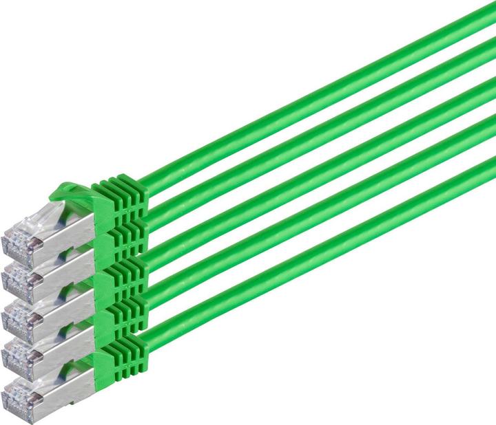 Image du produit S-Conn RJ45-RJ45 m-m (S/FTP, CAT7, 1 m)