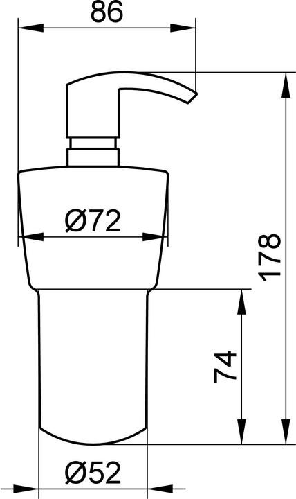 Actual product image Keuco City.2 Lotion dispenser