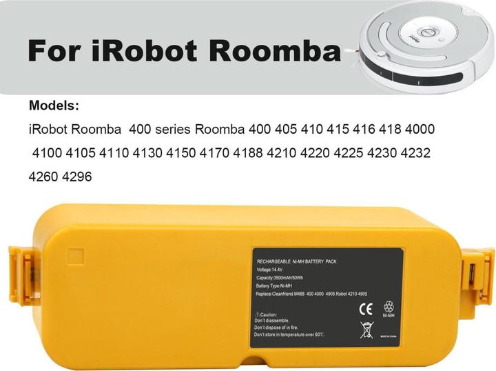 Immagine prodotto Acconic Batteria f. iRobot 400 Roomba 405 410 415 416 418 4000 4100 4105 4110 4130