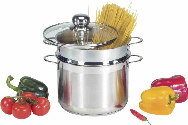 Immagine prodotto Krüger Pentola per spaghetti (24 cm, Pentola, Acciaio inossidabile)
