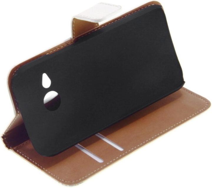 Produktbild OEM Slim Leather Book Case for HTC M8 mini - white 4250710552771 (HTC One Mini 2)