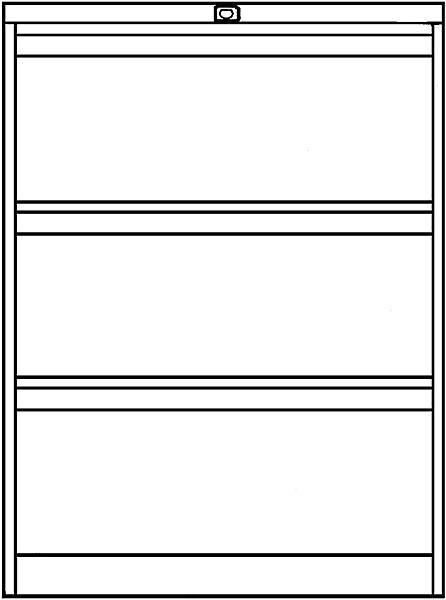 Produktbild Bisley Eco (80 x 62.5 x 101.5 cm)