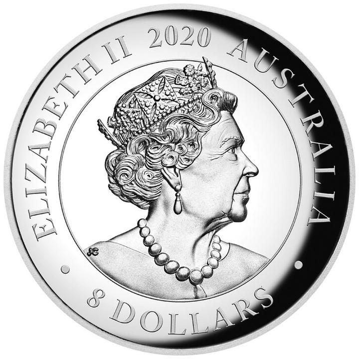 Immagine prodotto The Perth Mint Silber 5 oz Känguru PP High Relief - 2020 (1.00, 2020)