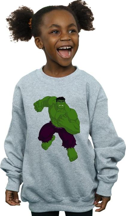 Produktbild Hulk Pose Sweatshirt Mädchen (128)