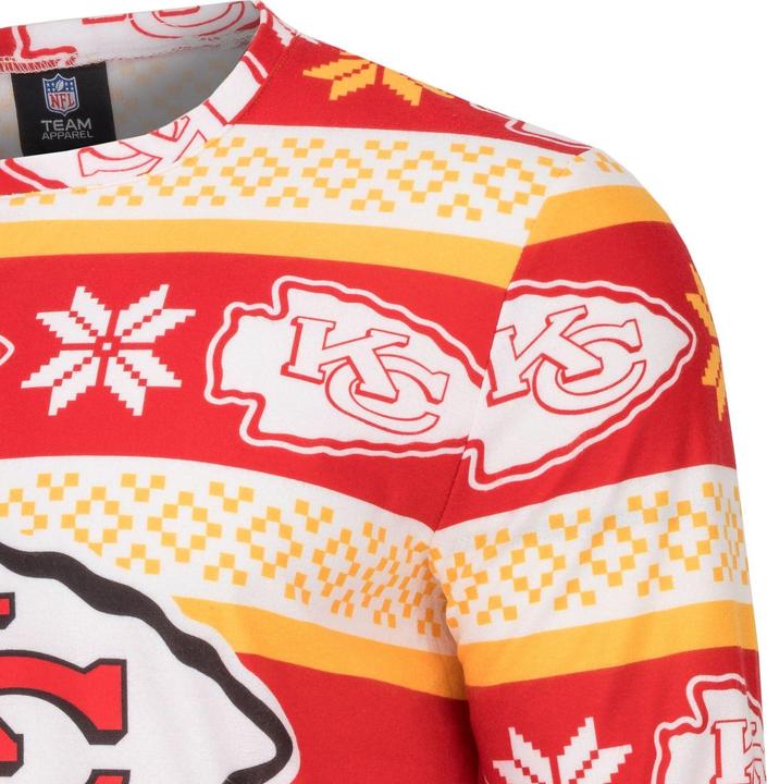 Actual product image Foco NFL Winter XMAS pyjamas Kansas City Chiefs - S (S)