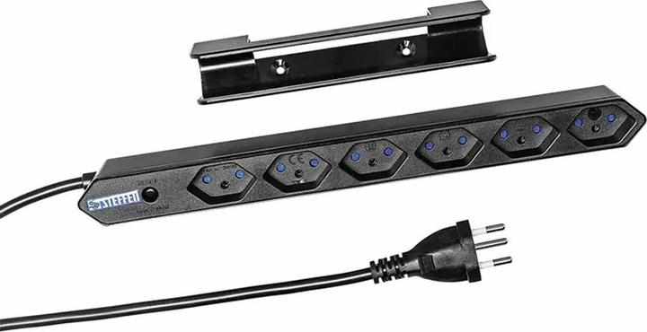 Actual product image Steffen IQ socket strip (6 x, Type 13, 1.50 m)