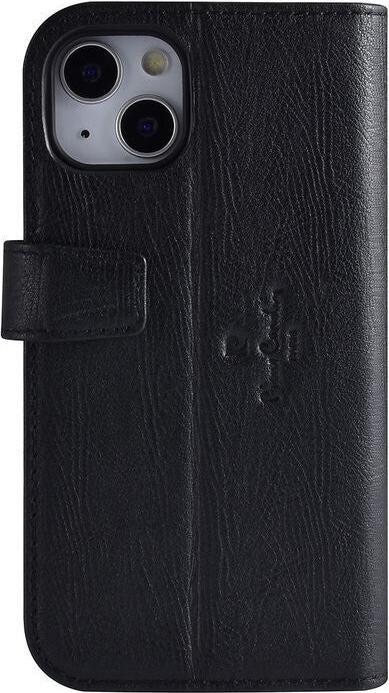 Image du produit Pierre Cardin Étui iPhone 13 - Book Case en cuir véritable noir & 3 emplacements pour cartes No.182 (Apple iPhone 13)