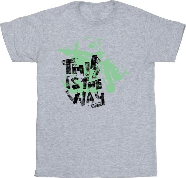 Actual product image Star Wars Mens The Mandalorian This Is The Way Grogu T-Shirt (XXL)