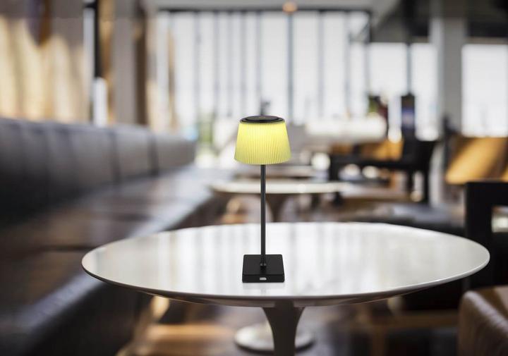 Produktbild Globo Tischleuchte Moana schwarz matt LED (200 lm)