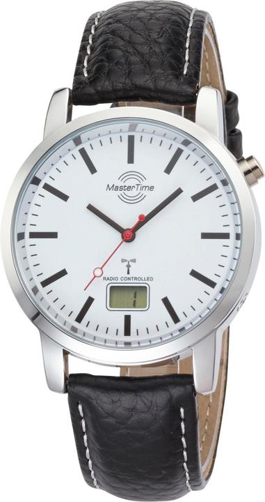 Actual product image Master Time MTGA-10592-20L Radio Basic Station Watch Men 41mm (Analogue wristwatch, Digital watch, 41 mm)