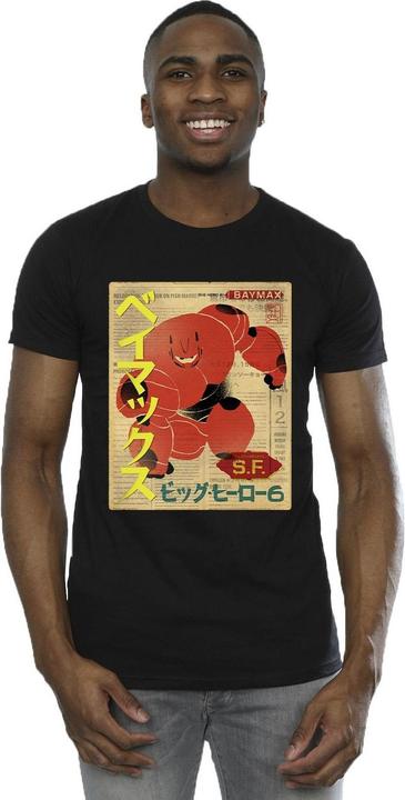 Produktbild Disney Big Hero 6 Baymax Baymax Newspaper TShirt (L)