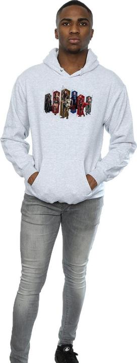 Actual product image Mens Justice League Movie Team Hexagons Hoodie (XXL)