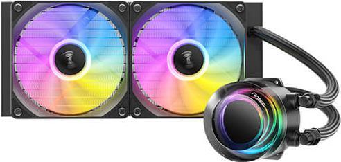 Image du produit Antec Vortex Lum 240 ARGB Waterkoeling Zwart AMD-Intel