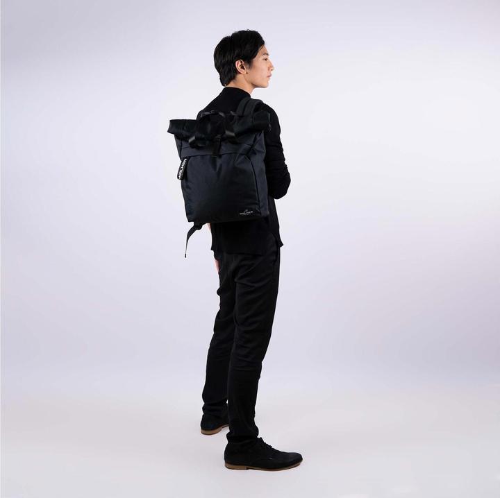 Produktbild Walker Rucksack Roll Top 17 - 27 l, Black Melange (27 l)