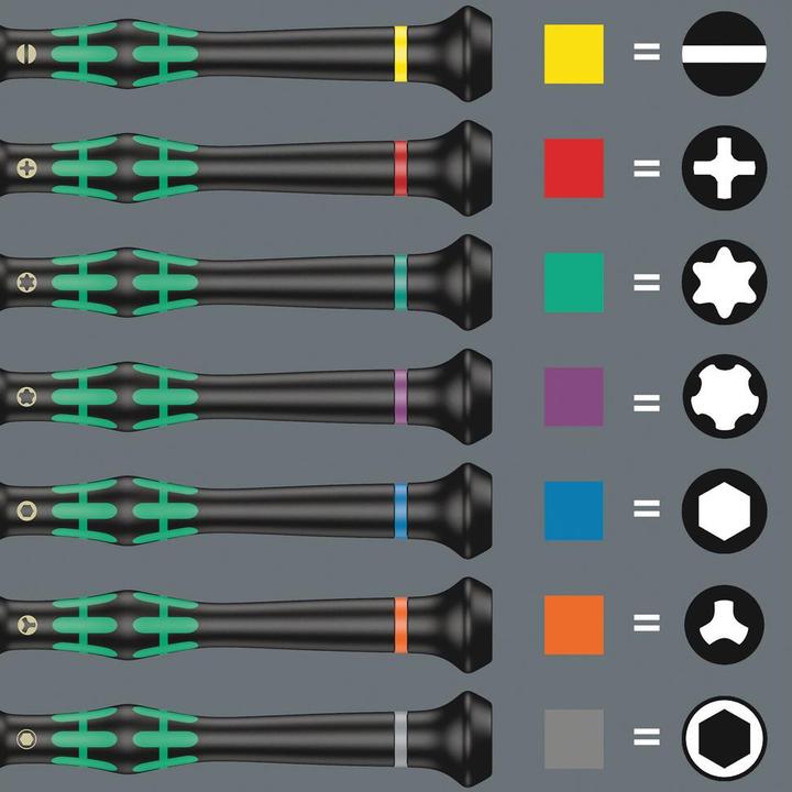 Produktbild Wera Kraftform Micro Big Pack 1 (Schlitzschrauben, Innensechskant, Torx (TX), Phillipps-Kreuzschlitz (PH))