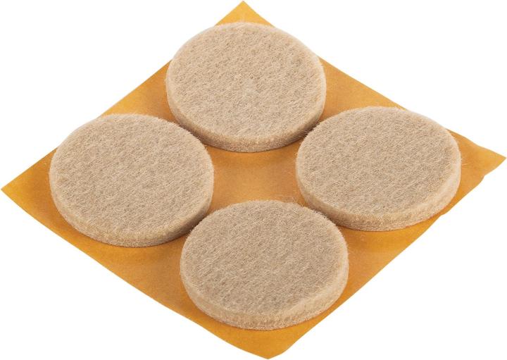 Actual product image Fix-o-moll Parquet glides (Parquet floor gliders, 4 Piece)