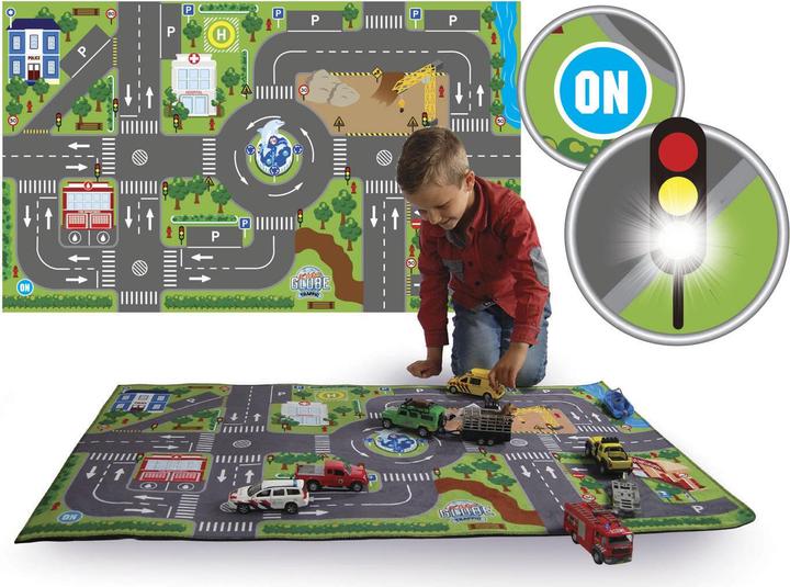 Produktbild Kids Globe Traffic Play Dress Verkehr mit LED-Ampeln (120 x 72 cm)