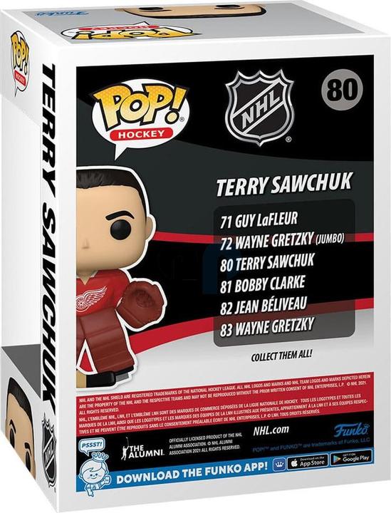 Produktbild Funko Pop! NHL: Legends - Terry Sawchuk (Red Wings)