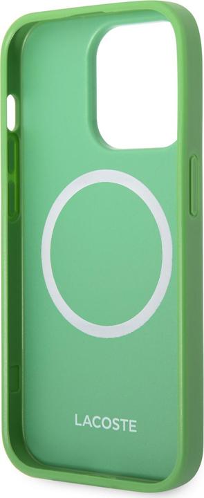 Image du produit Lacoste LCHMP14LPVCN iPhone 14 Pro 6.1" zielony/green étui rigide Iconic Petit Pique MagSafe (Apple iPhone 14 Pro)