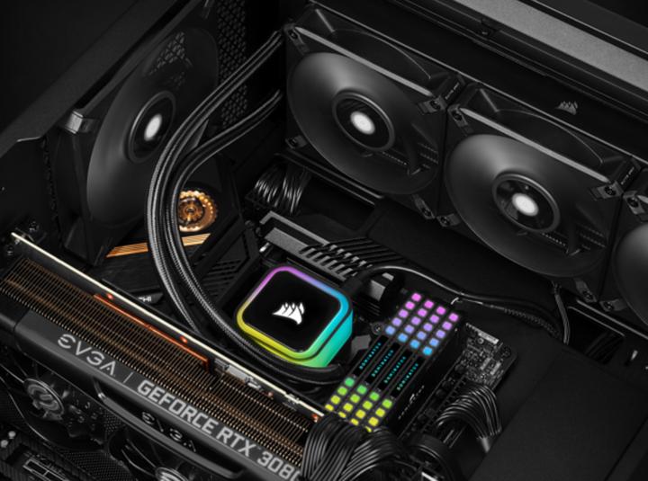 Actual product image Corsair WAK Cooling Hydro H115i iCUE Elite