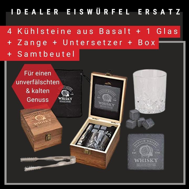 Actual product image Woma Whisky stones set (Whisky glass)