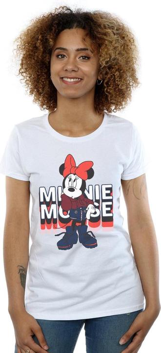 Actual product image Disney Womens/Ladies Minnie Mouse In Hoodie Cotton T-Shirt (XXL)