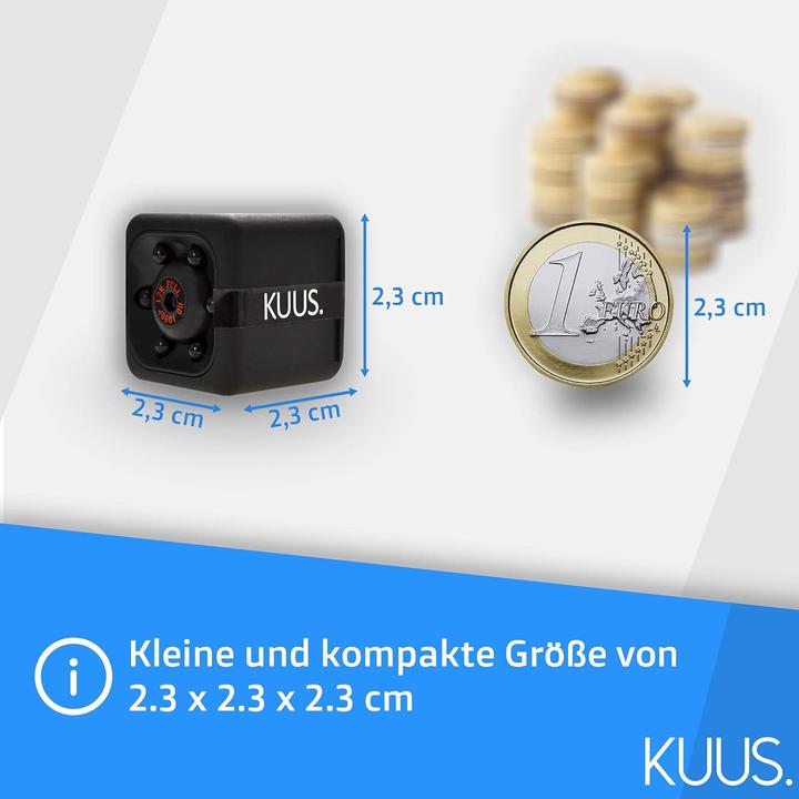 Produktbild Kuus. Mini-Überwachungskamera, Innen (1920 x 1080 Pixels)