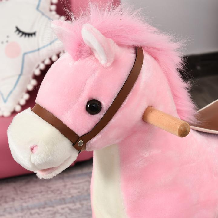 Produktbild Homcom Kinder Schaukelpferd mit Tiergeräusche