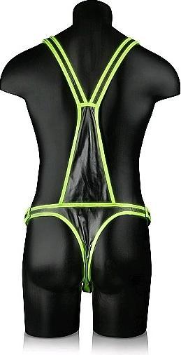 Image du produit Ouch! Full Body Harness - GitD/Black - L/XL (L)