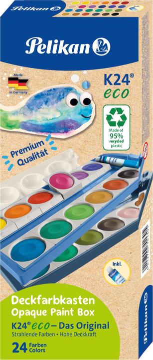 Immagine prodotto Pelikan Scatola colori 24ST K24 Eco assortiti (Multicolore, 7.50 ml)