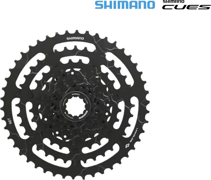 Actual product image Shimano Cues CS-LG300-9 (9-speed, 11-46)