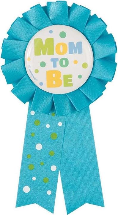Produktbild Unique Party Rosette PartyButton Mom To Be Baby Shower