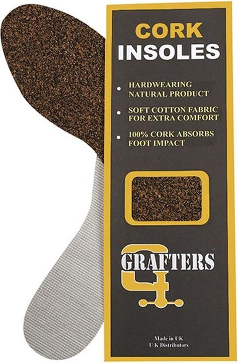 Actual product image Grafters Cork insoles 12 pairs