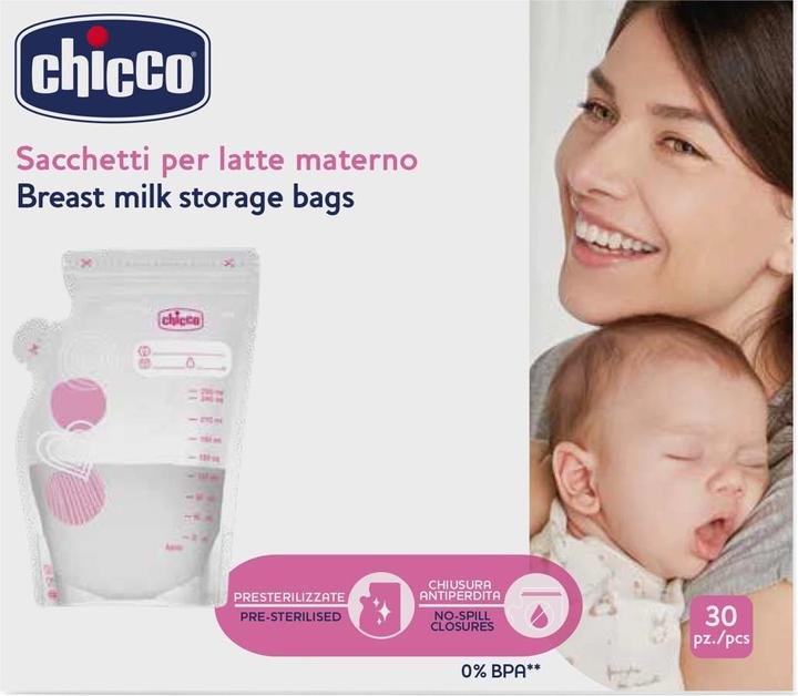 Produktbild Chicco Sacchetto Per Latte Materno -30pz