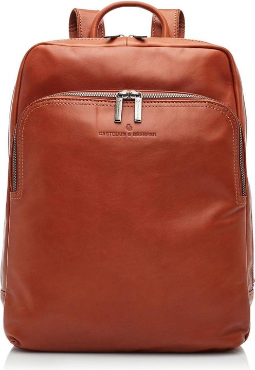 Castelijn & Beerens & Beerens - Firenze Laptoprugzak 15,6 + tablet RFID | lichtbruin - (15 l)