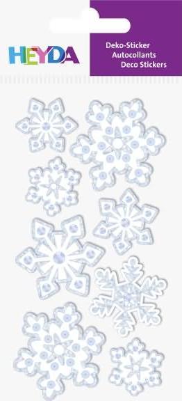 Produktbild Heyda Weihnachtssticker Eiskristalle
