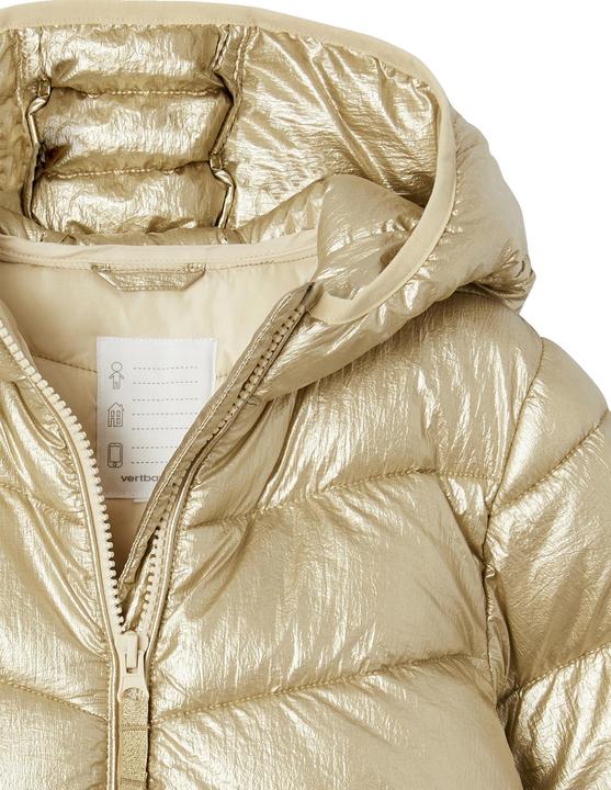 Produktbild Vertbaudet Glänzende Mädchen Light-Steppjacke mit Kapuze, Recycling-Polyester (128)